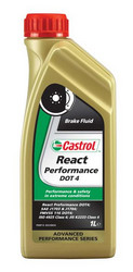 Castrol Синтетическая тормозная жидкость React Performance, 1л | Артикул 15037E