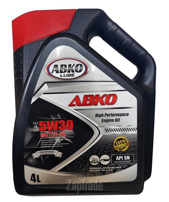 Купить моторное масло Abko Motor Oil 5W-30 Синтетическое | Артикул 10005304