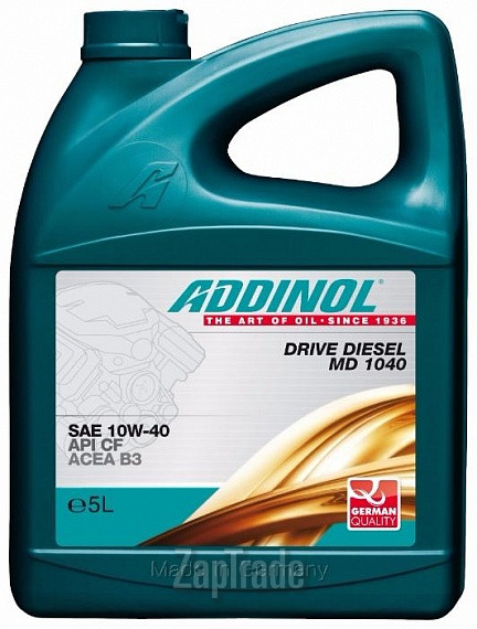 Купить моторное масло Addinol Drive Diesel MD 1040 Полусинтетическое | Артикул 4014766240583