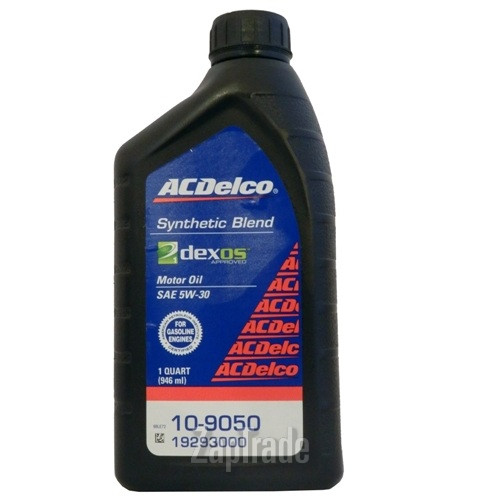 Купить моторное масло Ac delco Dexos 1 Synthetic Blend Полусинтетическое | Артикул 10-9050