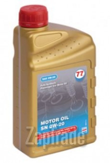 Моторное масло 77lubricants Motor Oil SN 0W-20 Синтетическое