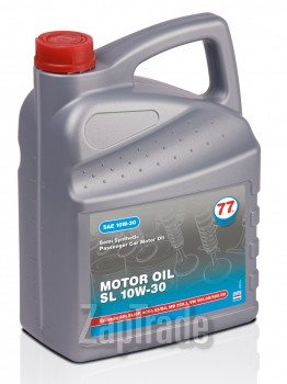 Купить моторное масло 77lubricants MOTOR OIL SL SAE 10w30 (5L) Полусинтетическое | Артикул 4228-5