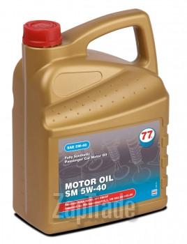 Купить моторное масло 77lubricants Motor oil SM 5w40 Синтетическое | Артикул 4204-5