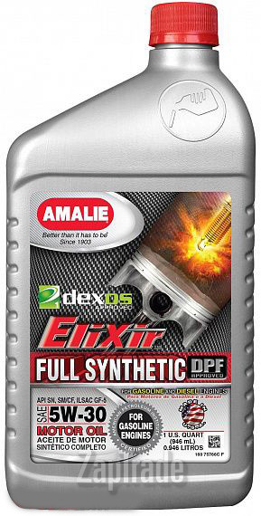 Купить моторное масло Amalie Elixir Full Synthetic Синтетическое | Артикул 160-75766-56