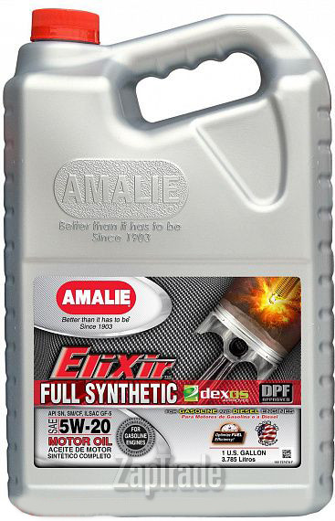 Купить моторное масло Amalie Elixir Full Synthetic Синтетическое | Артикул 160-75747-36